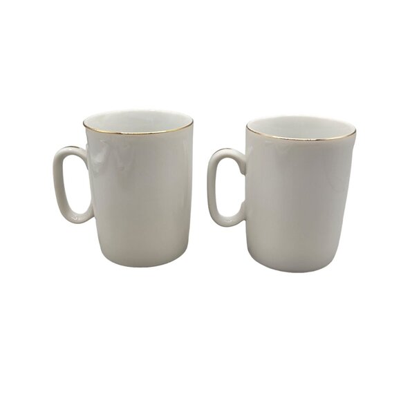 Robert Mayokok Porcelain Plate Ashtray and Coffee Mugs Set 1950s - Picture 8 of 11